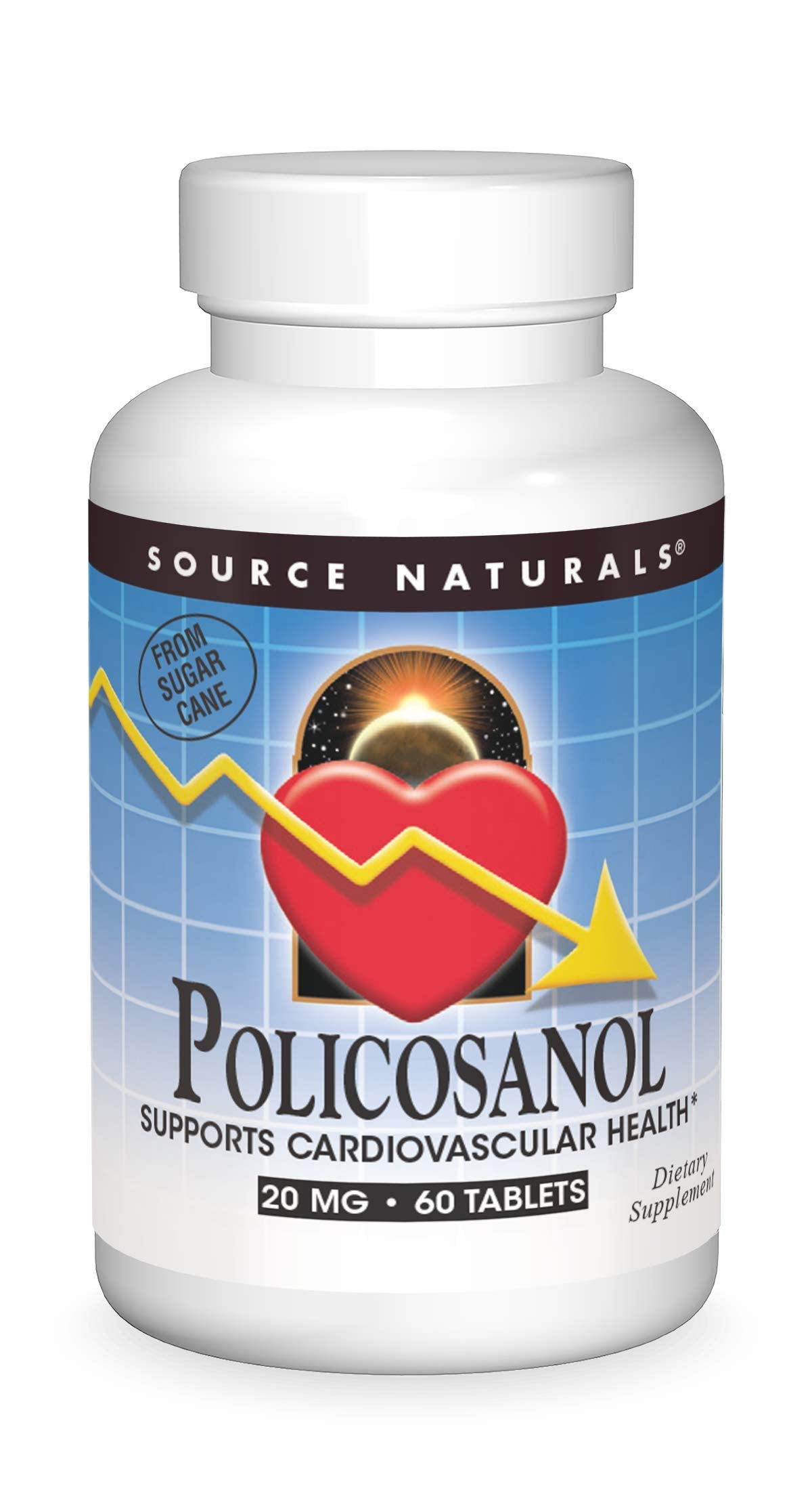 Source Naturals Policosanol bottle with 60 tablets