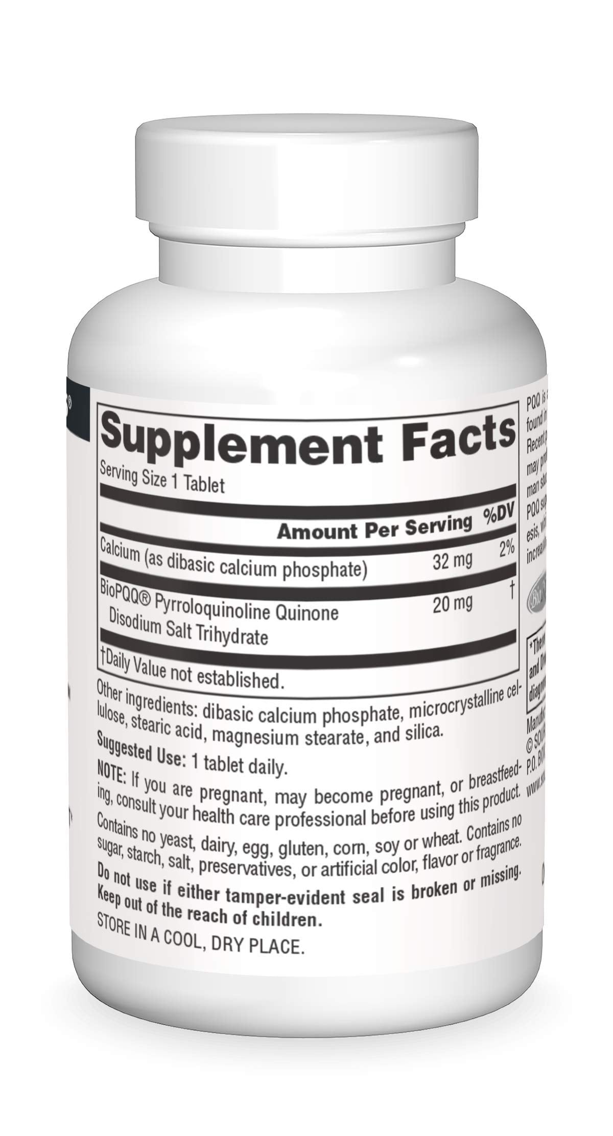 PQQ Mind product packaging and label