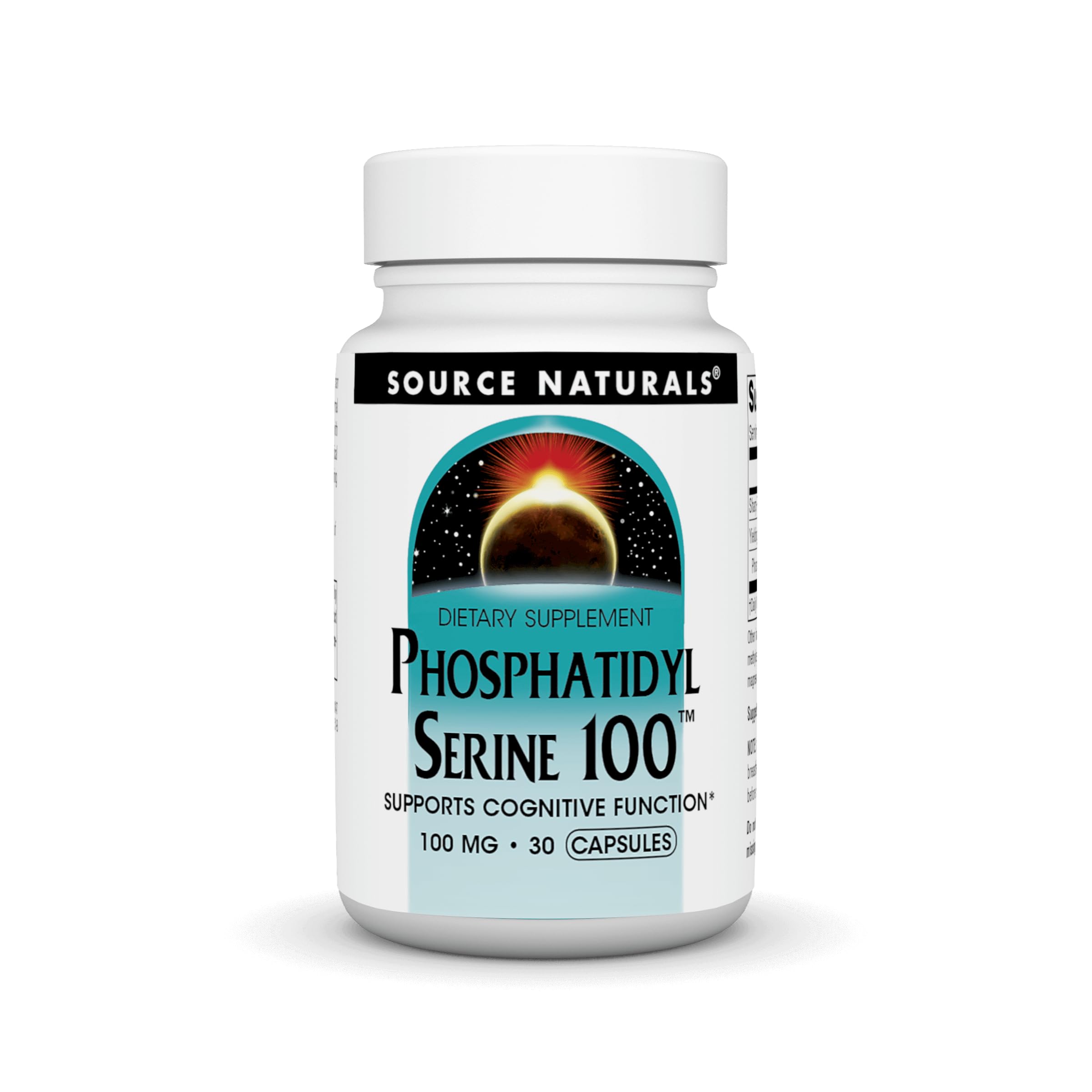 Bottle of Source Naturals Phosphatidyl Serine 100