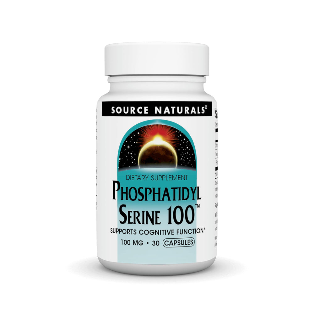 Bottle of Source Naturals Phosphatidyl Serine 100