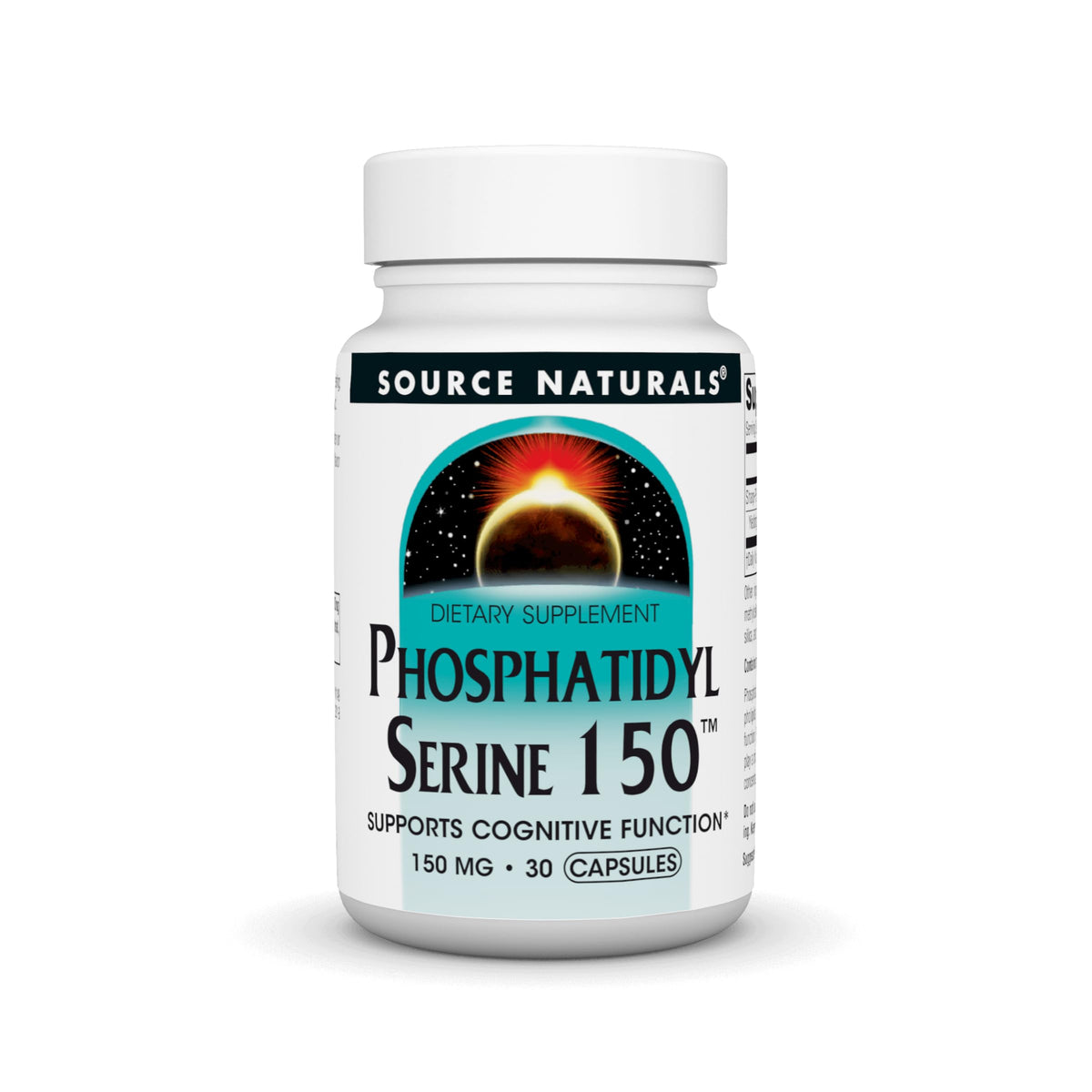 Bottle of Source Naturals Phosphatidyl Serine 30 capsules