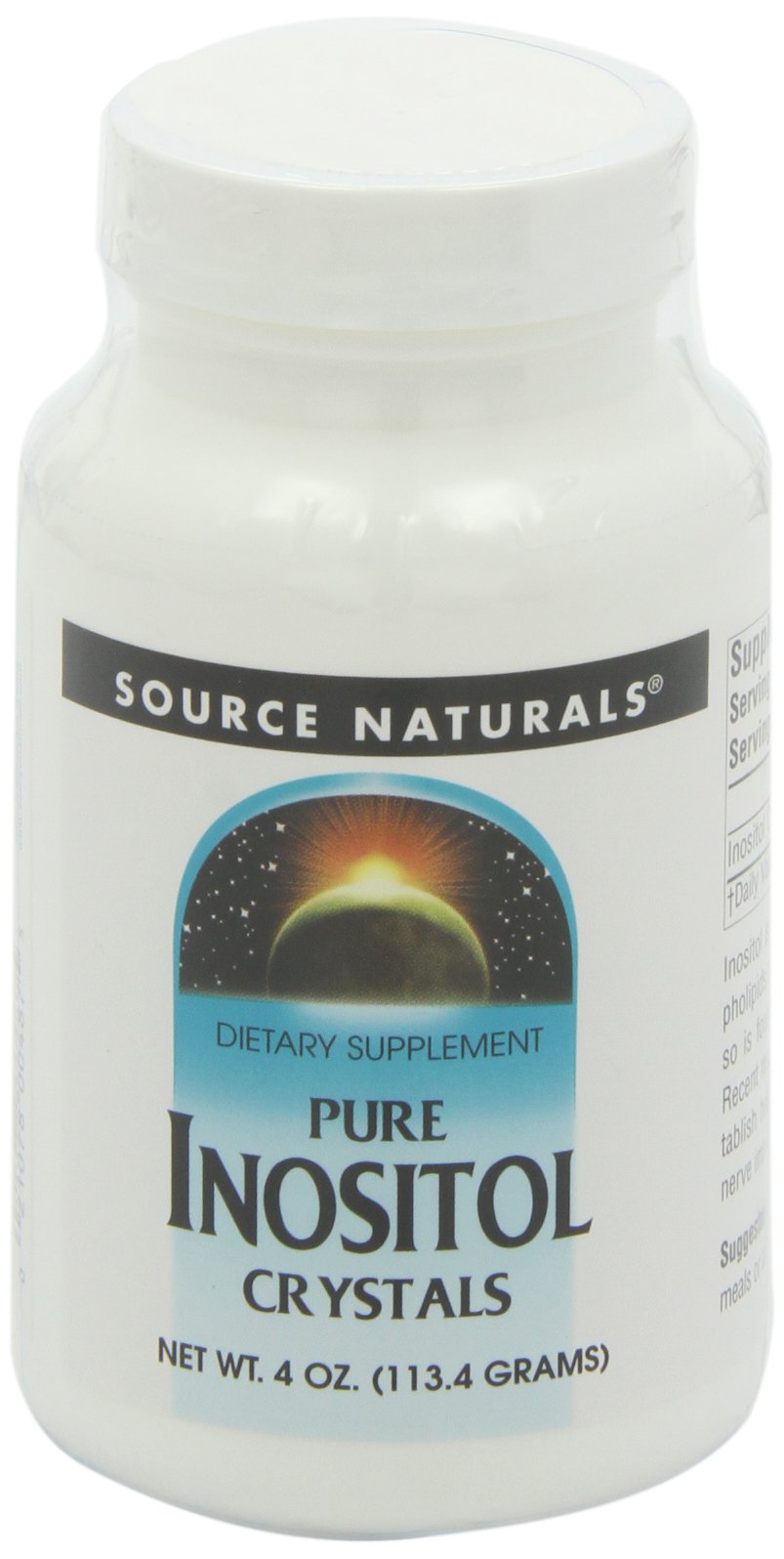 Usage instructions for Source Naturals Pure Inositol 844mg dietary supplement