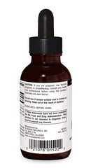 Label on Source Naturals Quercetin NutraDrops bottle