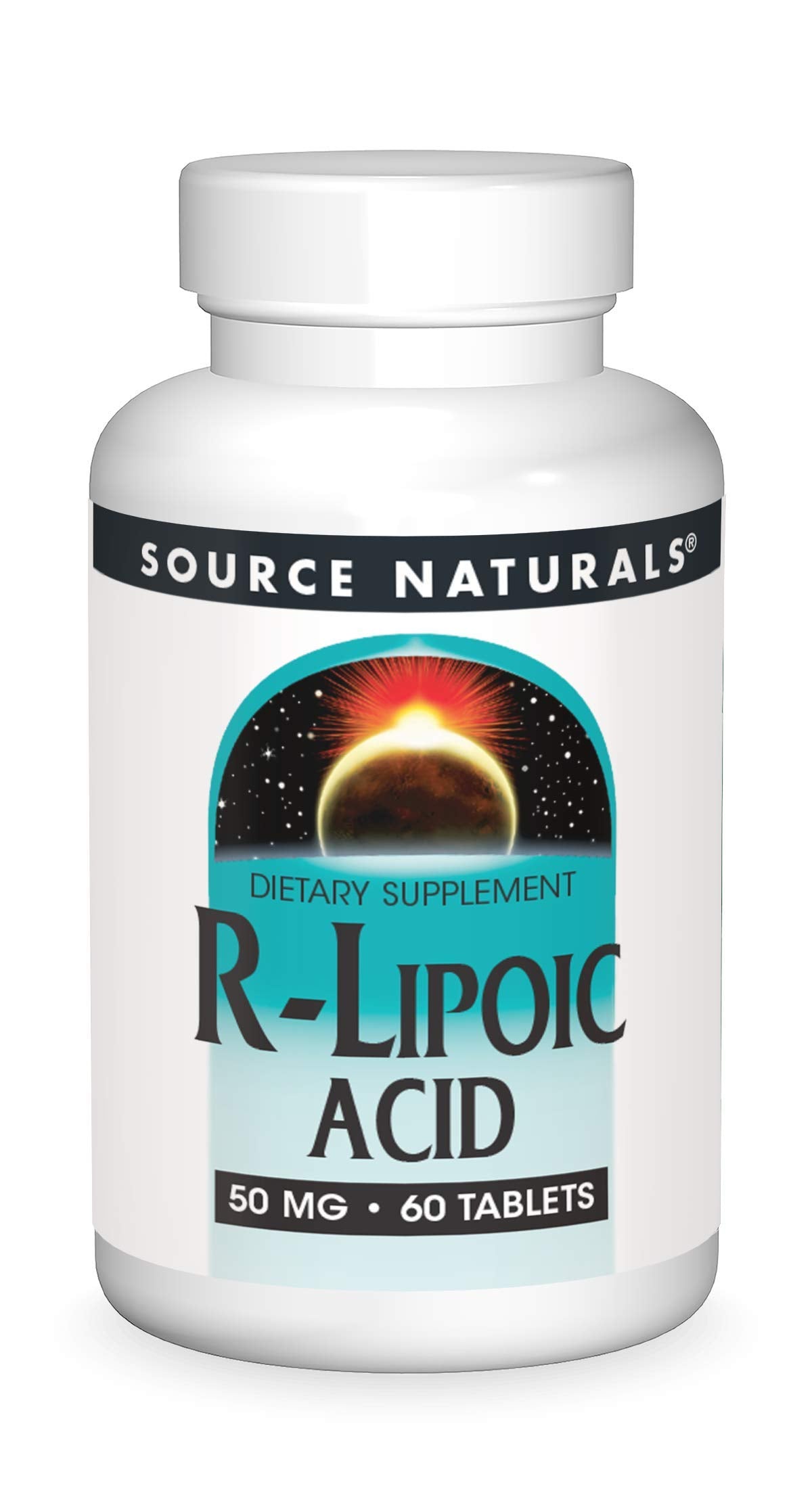 Bottle of Source Naturals R-Lipoic Acid 50 mg