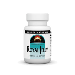 Bottle of Source Naturals Royal Jelly 500mg - 30 capsules