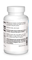 Close-up of Serene Science GABA label showing 750 mg per serving