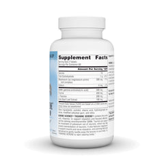 Serene Science label close-up showing L-Theanine and GABA