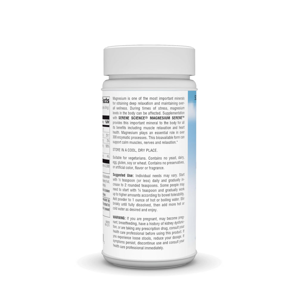 Measuring ½ teaspoon of Serene Berry magnesium dissolving in hot water