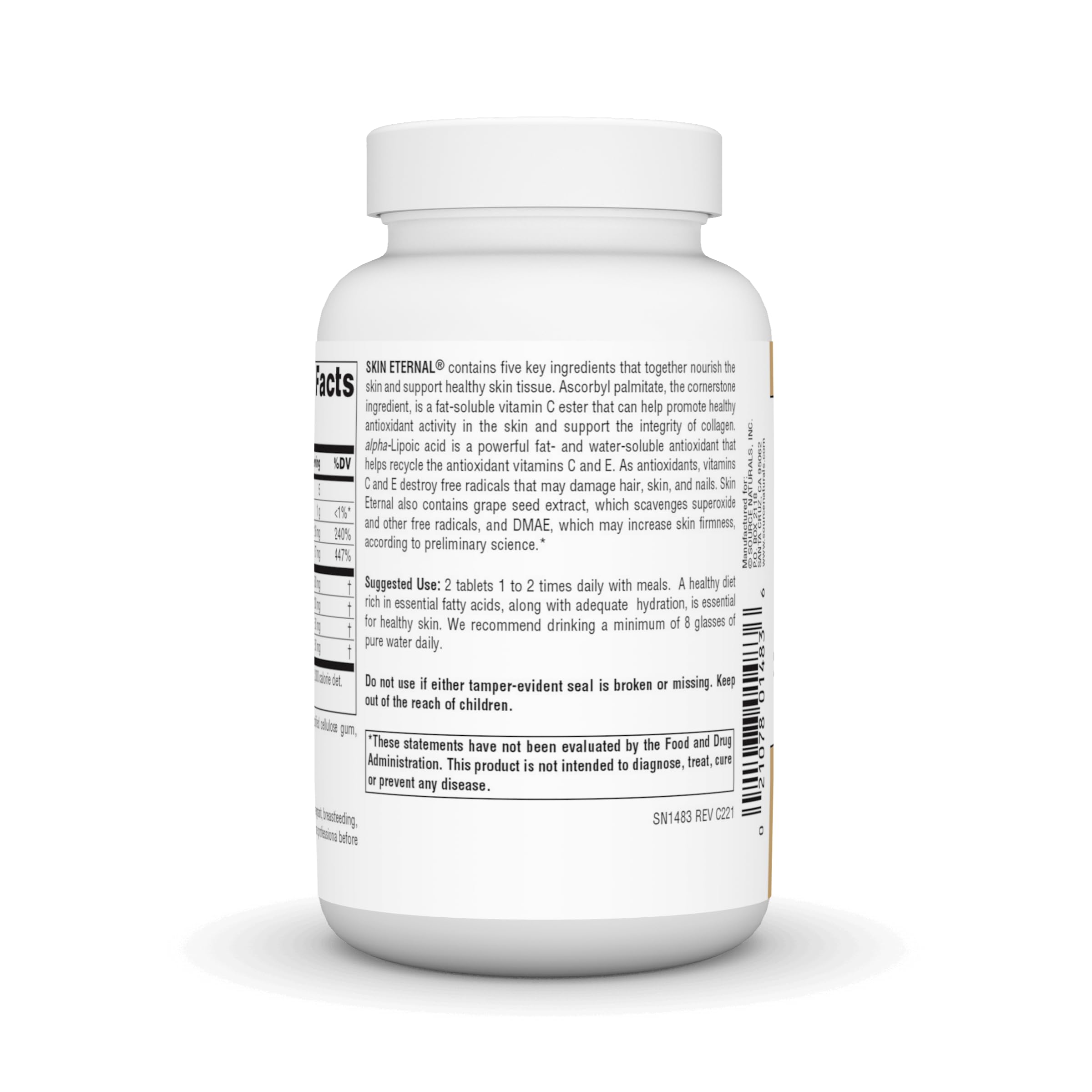 Grape seed extract and DMAE illustration