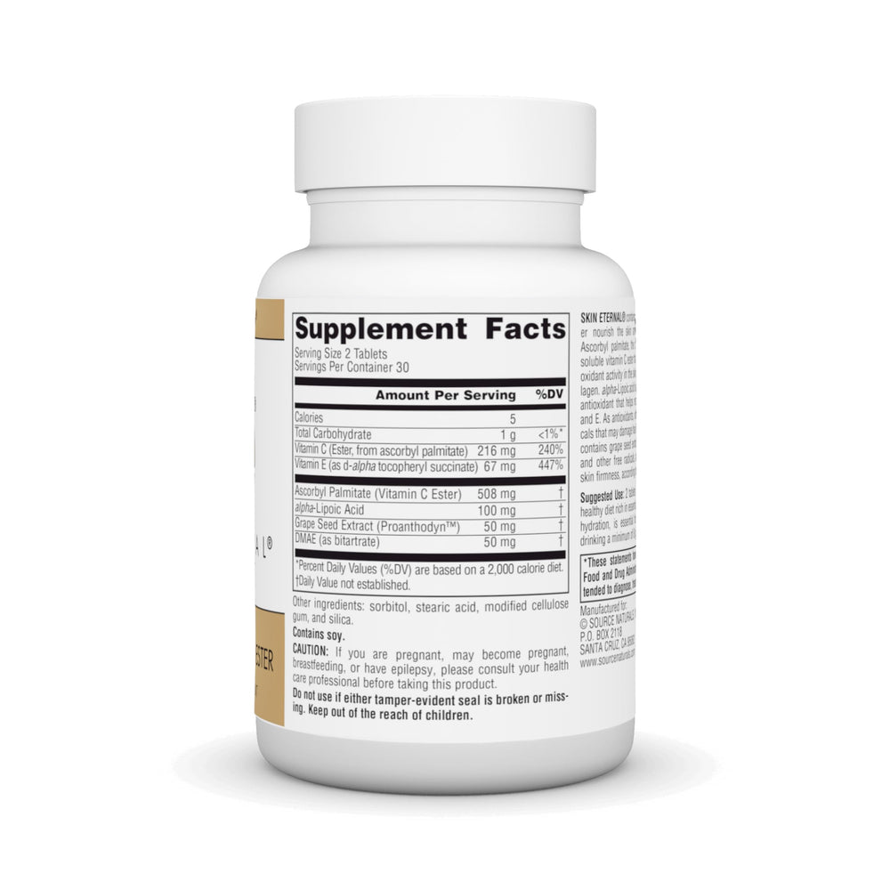 Skin Eternal tablet close-up