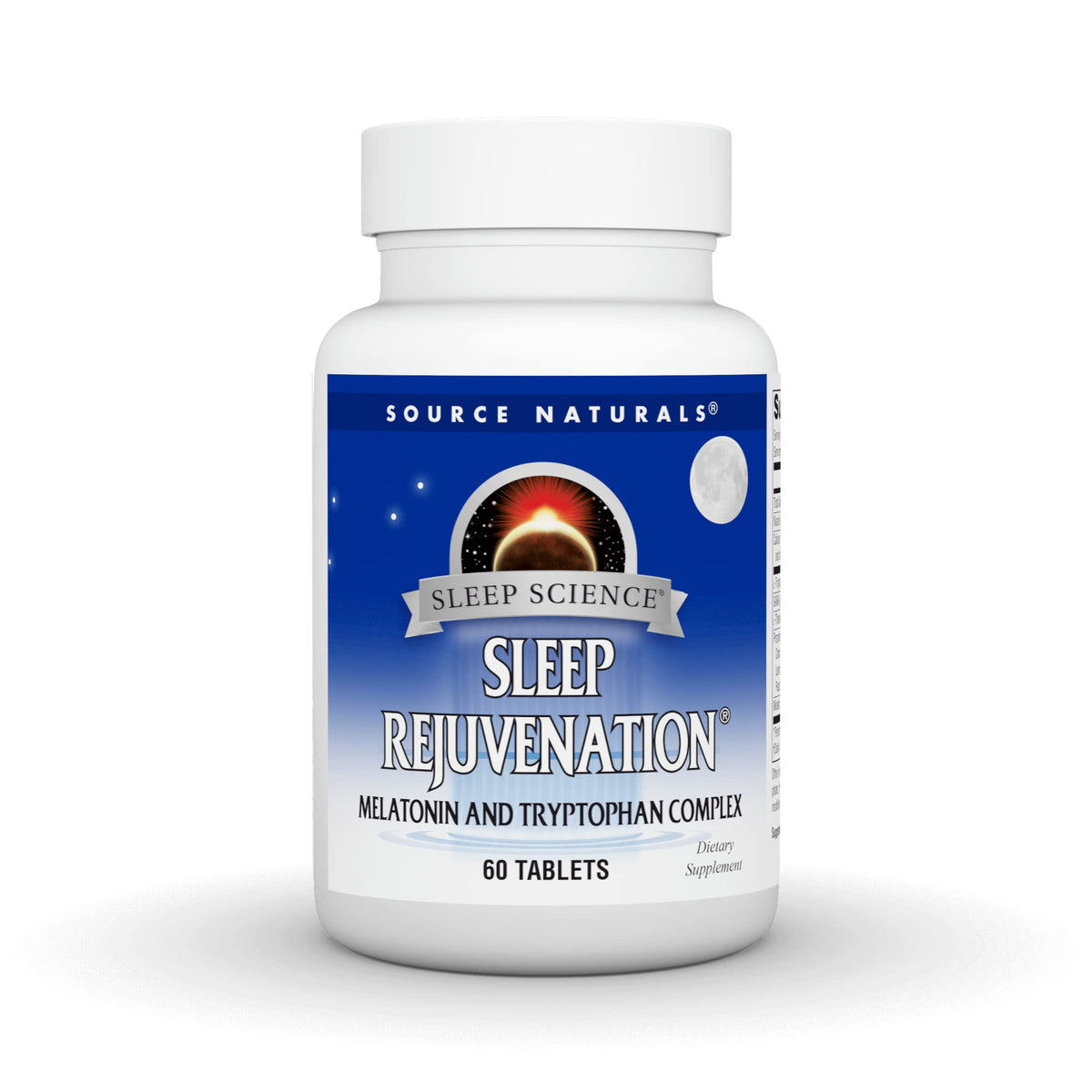 Source Naturals Sleep Science Sleep Rejuvenation bottle label