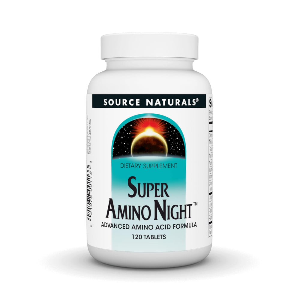 Source Naturals Super Amino Night bottle with label
