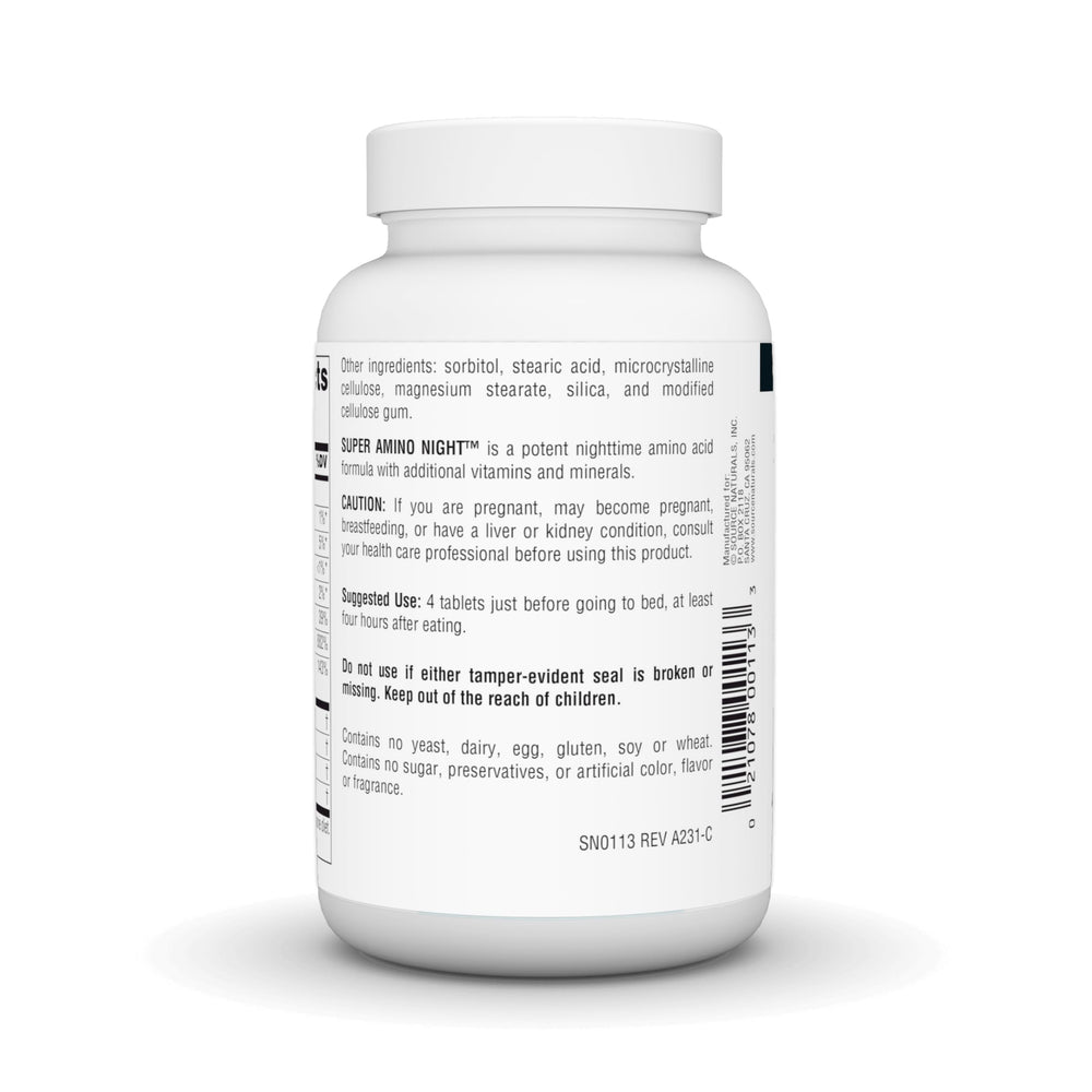 Row of Super Amino Night capsules
