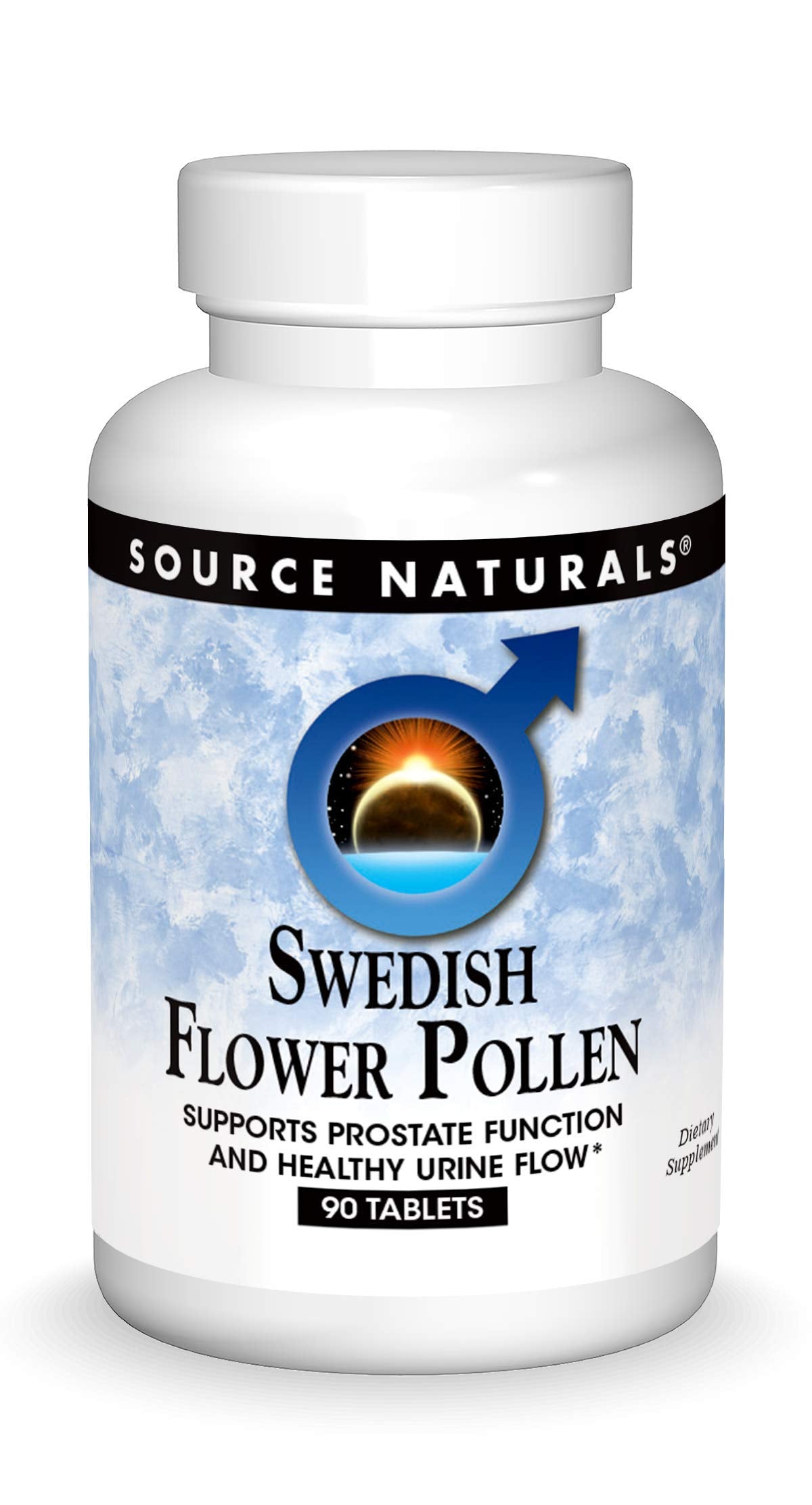 Bottle of Source Naturals Swedish Flower Pollen 90 tablets