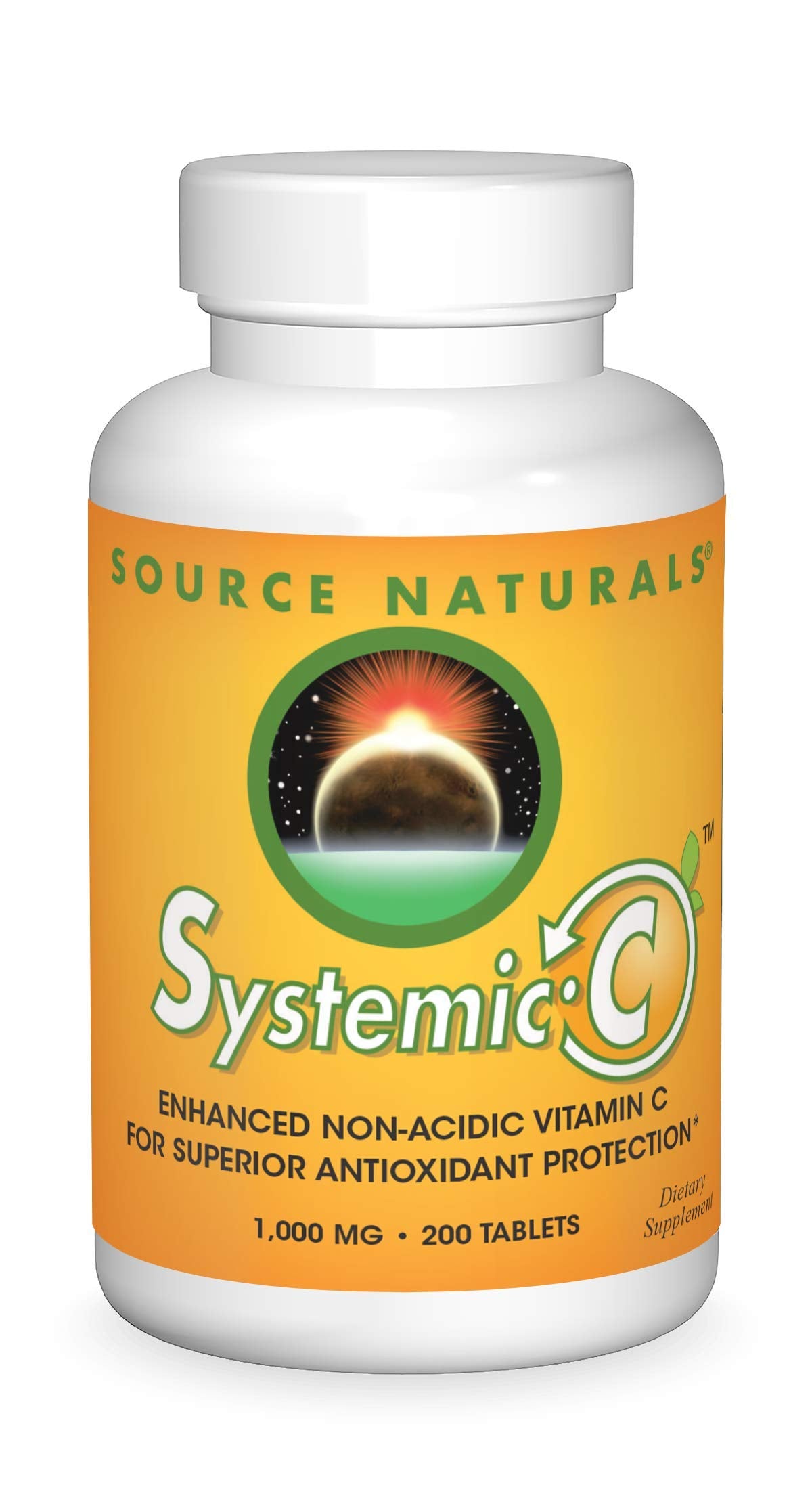 Source Naturals Systemic C 1000mg bottle front label