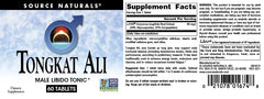 USA-manufactured Tongkat Ali bottle with cGMP label signals trusted production standards.