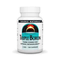 Bottle of Source Naturals Triple Boron with 100 capsules