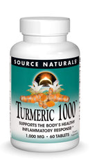 Front view of Source Naturals Turmeric 1000 bottle