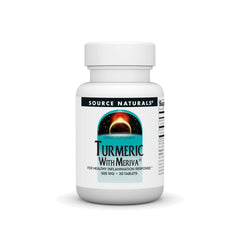 Bottle of Source Naturals Turmeric with Meriva 500mg - 30 tablets