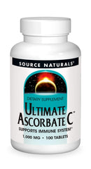 Source Naturals Ultimate Ascorbate C bottle with 100 tablets