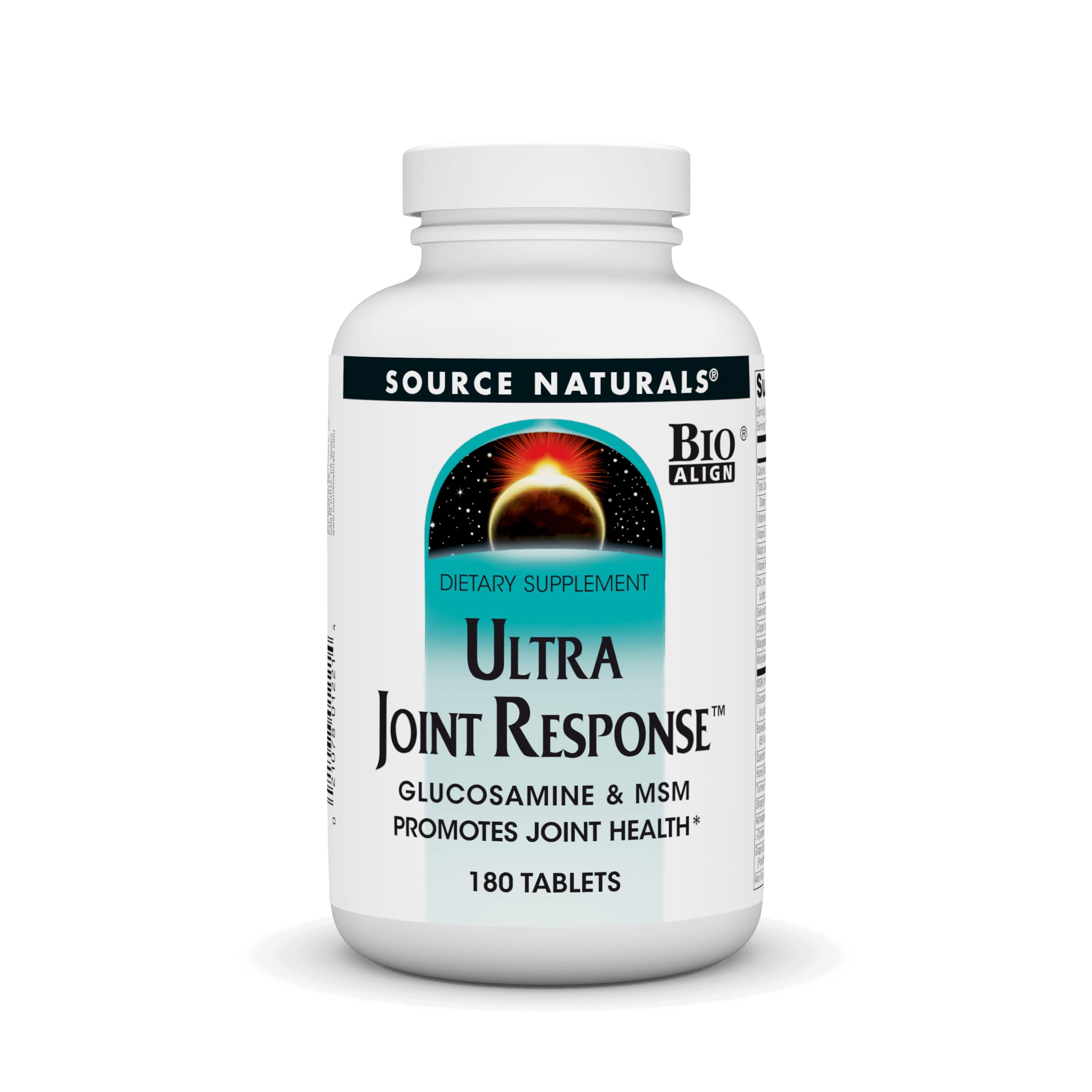 Bottle of Source Naturals Ultra Joint Response - 180 tablets
