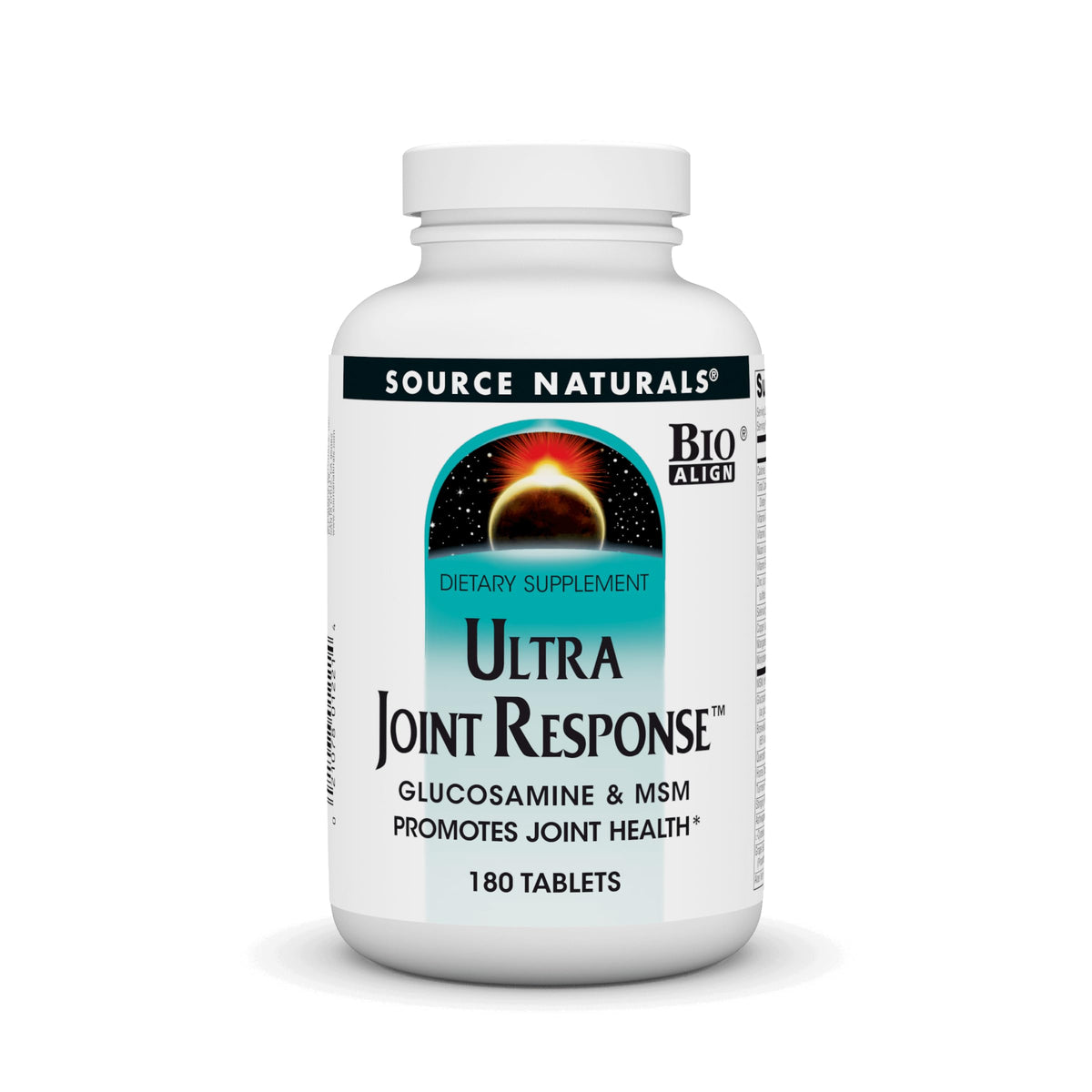 Bottle of Source Naturals Ultra Joint Response - 180 tablets