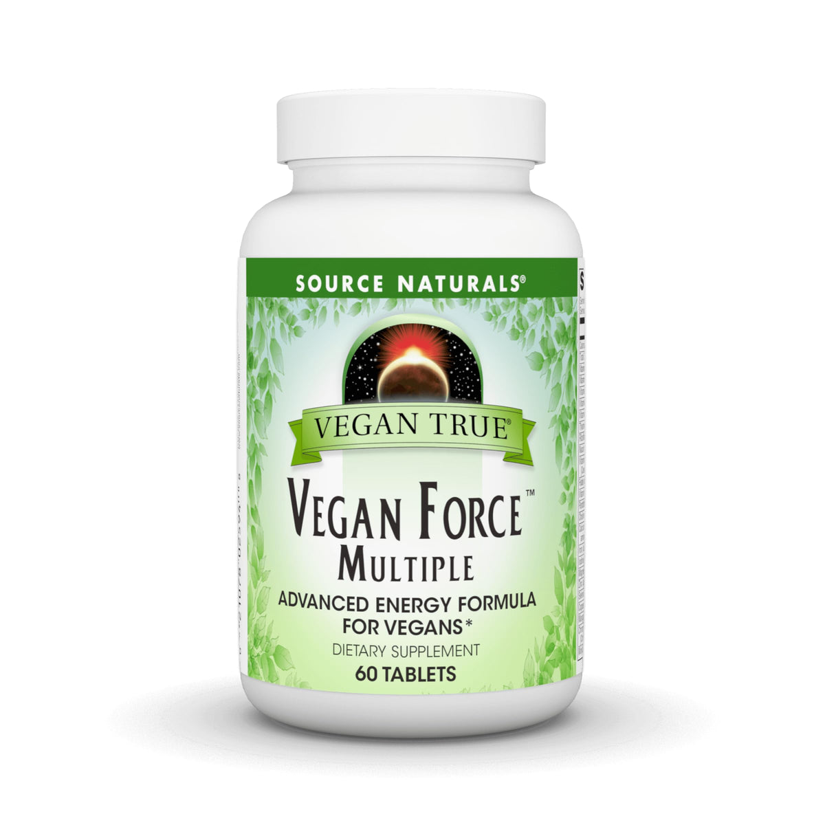 Source Naturals Vegan Force Multiple bottle with 60 tablets