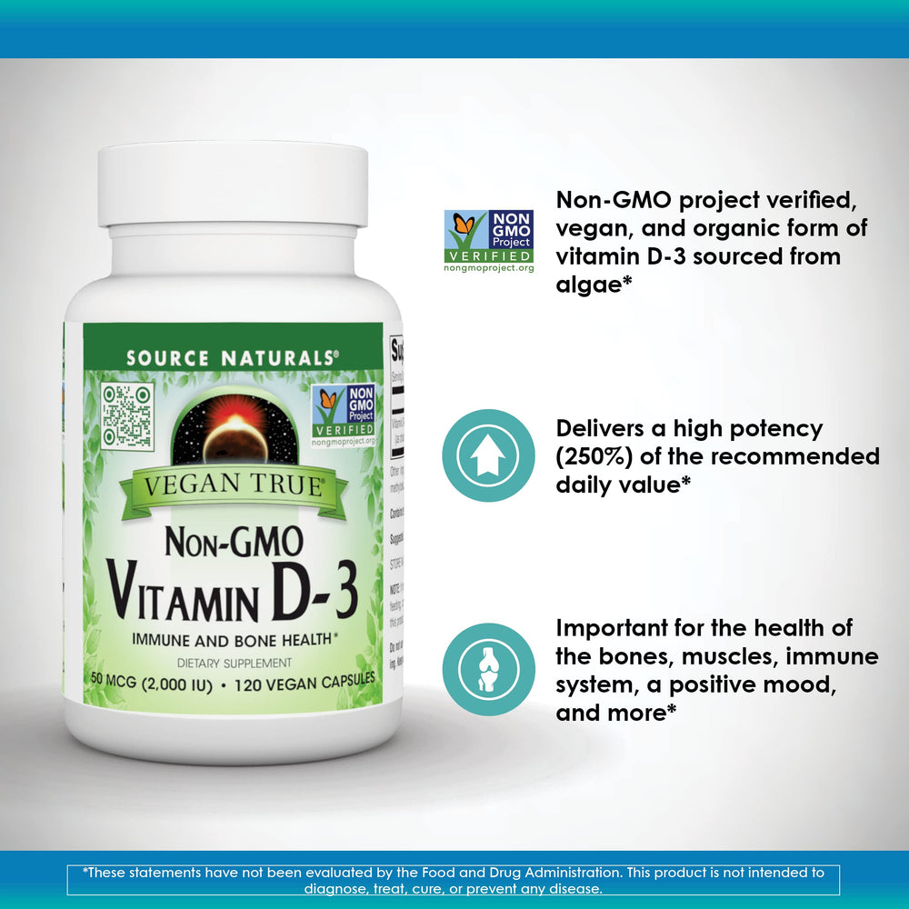 Made in USA: Source Naturals packaging on white background