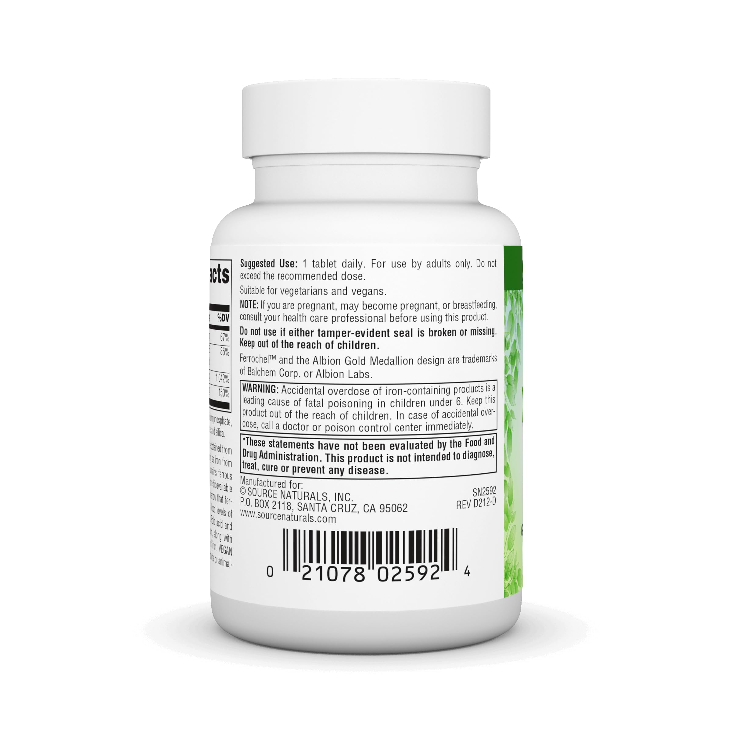 Folic acid and vitamin B-12 in the supplement