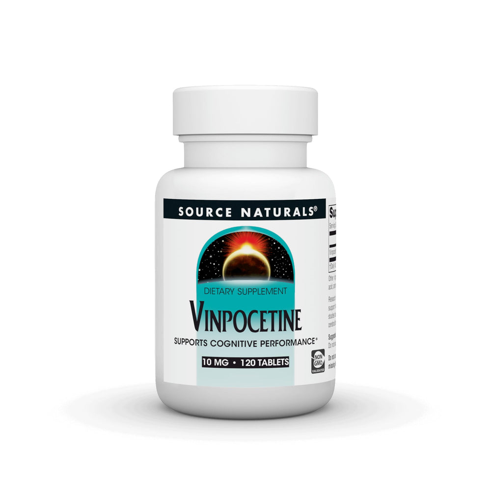 Source Naturals Vinpocetine Tablets 10 mg, 120-count bottle