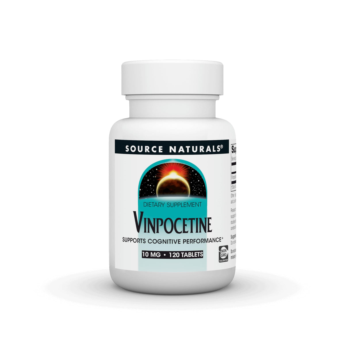 Source Naturals Vinpocetine Tablets 10 mg, 120-count bottle