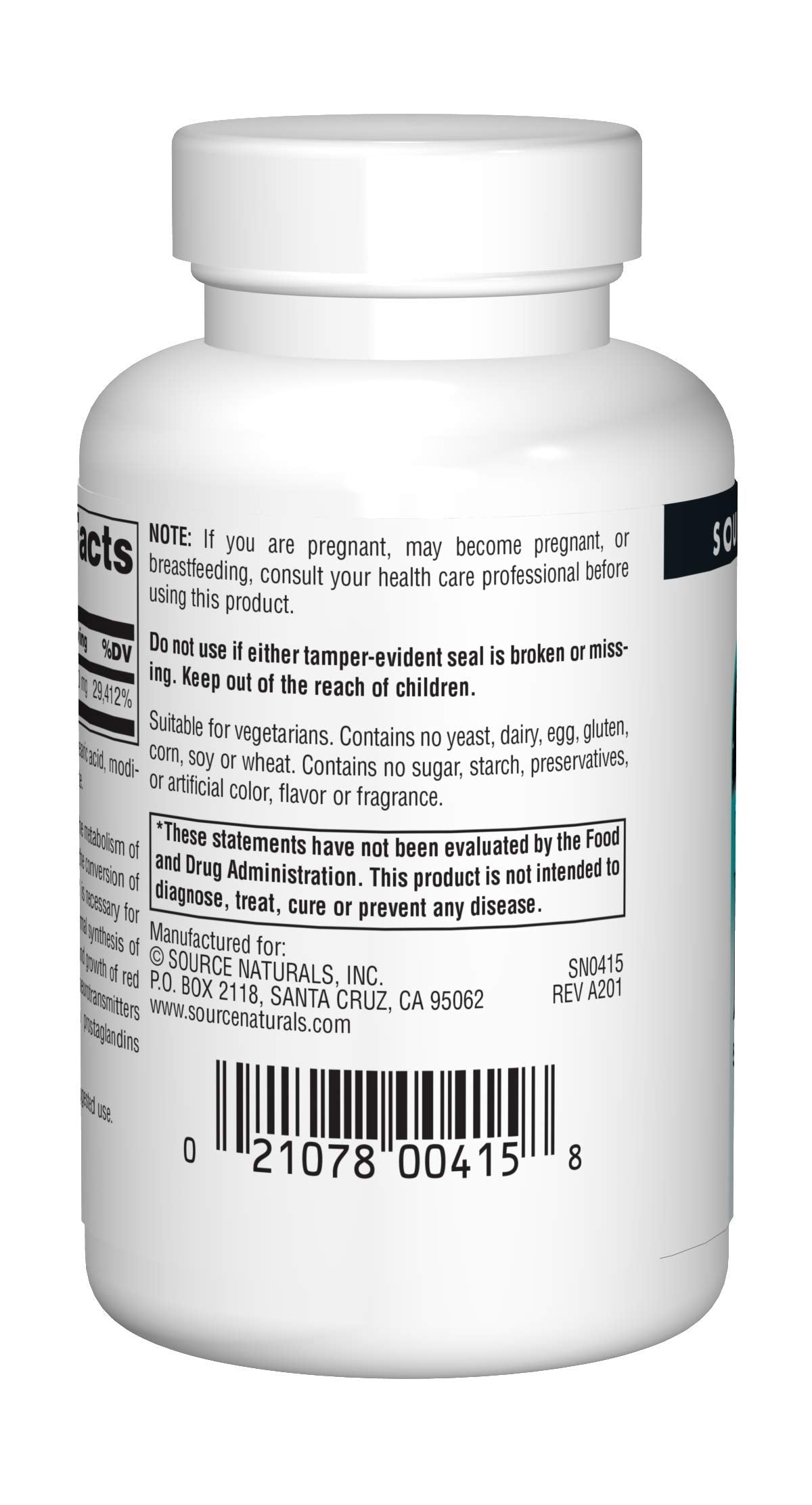 Vitamin B-6 500 mg tablets – close-up