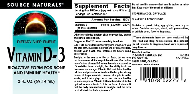 Serving suggestion showing 9 drops