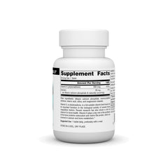 Close-up of Vitamin K 500 mcg label on bottle