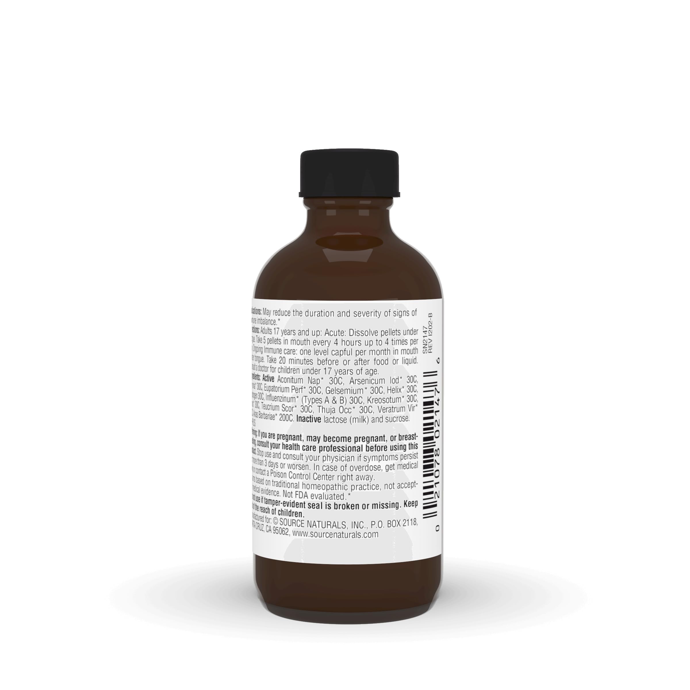 Close-up of WellGuard label showing Seasonal Immune Support*