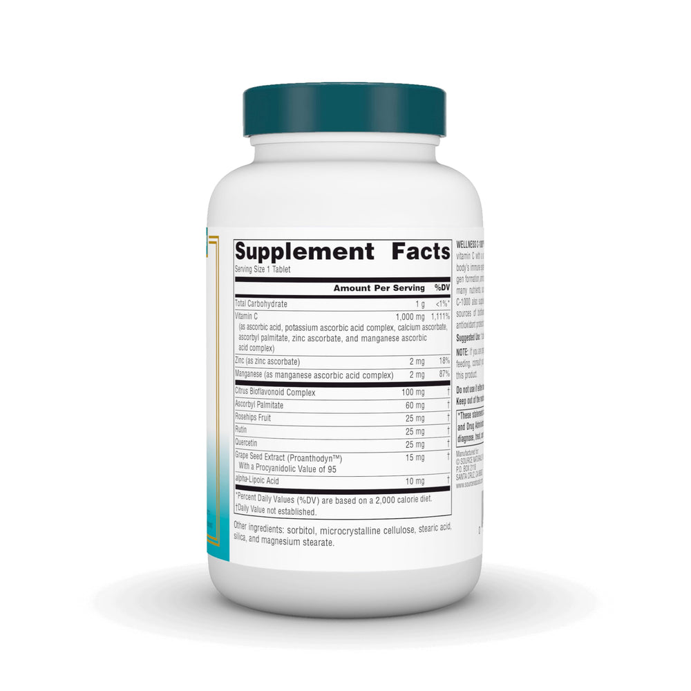 Wellness C-1000 tablet close-up