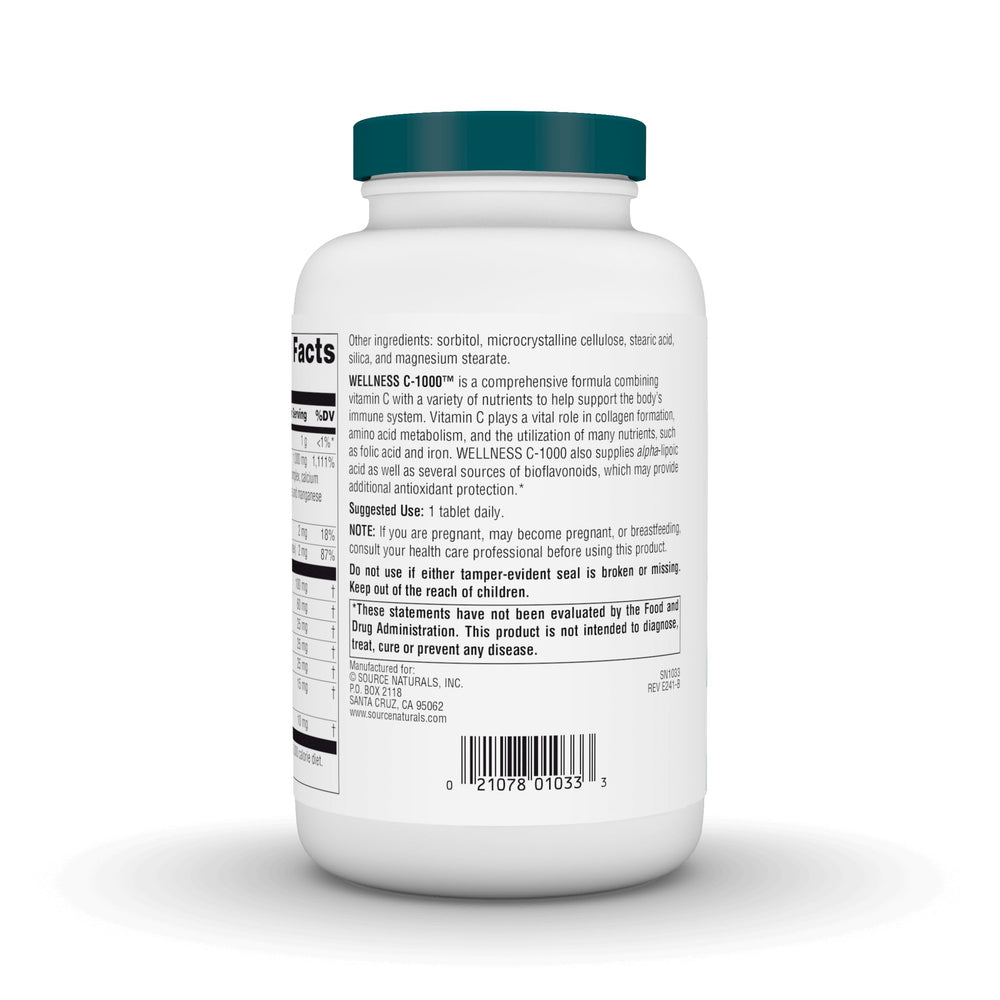 Key ingredients: vitamin C with bioflavonoids, alpha-lipoic acid and grape seed extract