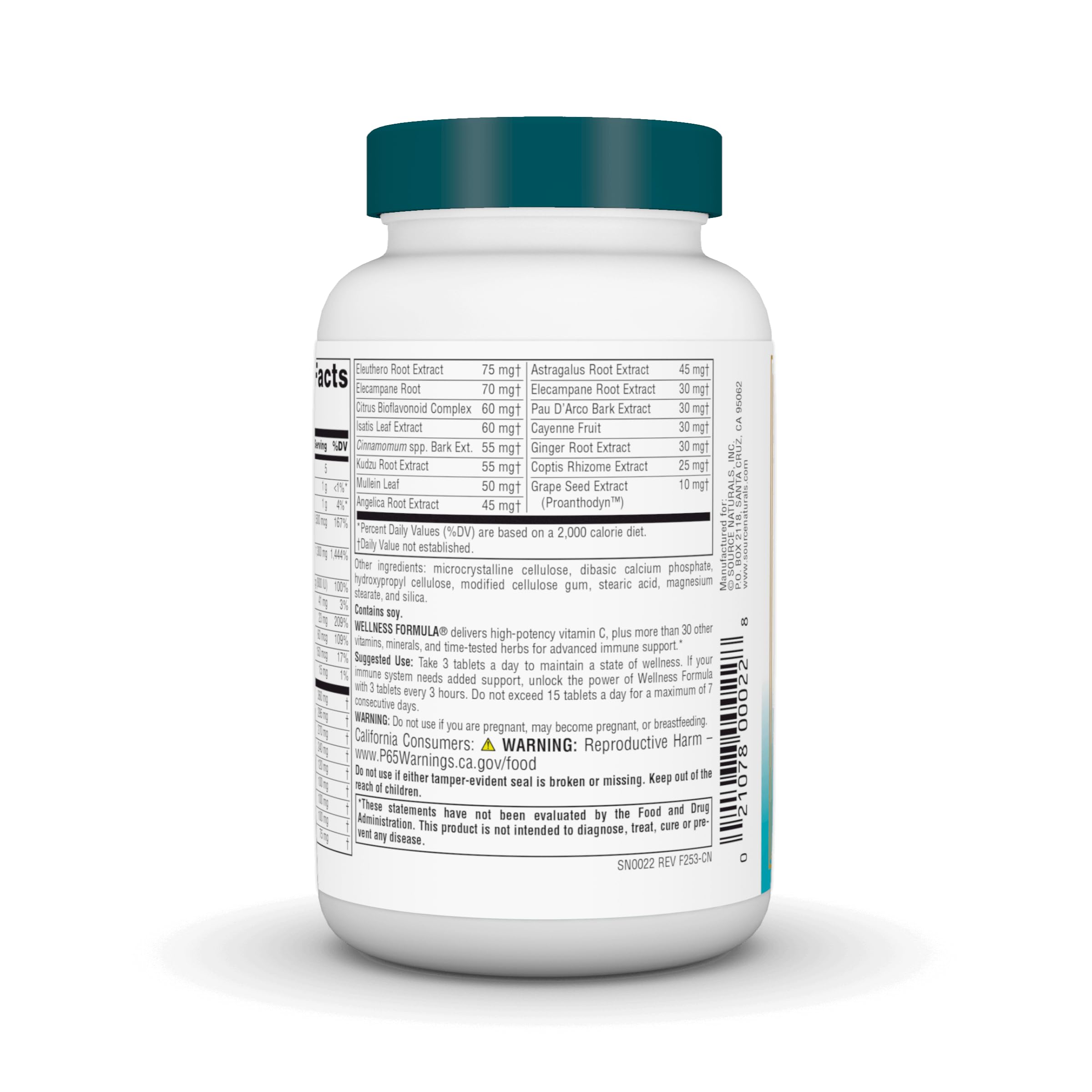 Wellness Formula immune defense product packaging