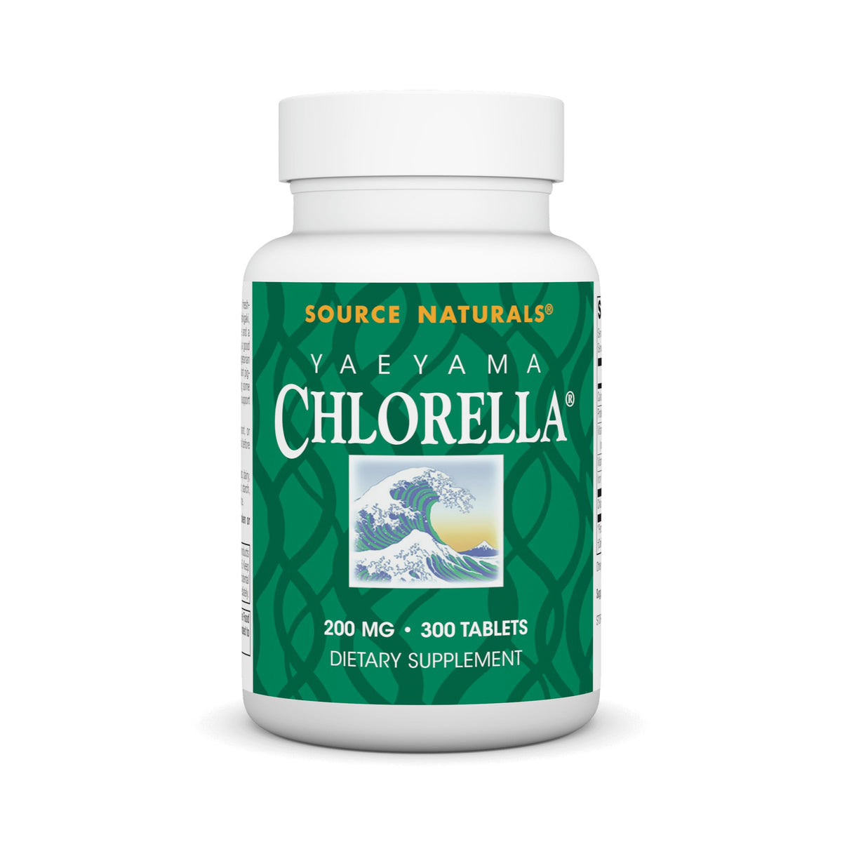 Bottle of Source Naturals Yaeyama Chlorella 200 mg