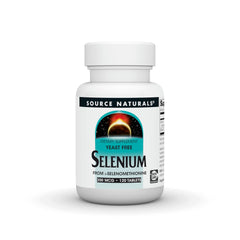 Bottle of Source Naturals Yeast Free Selenium 200 mcg 120 tablets