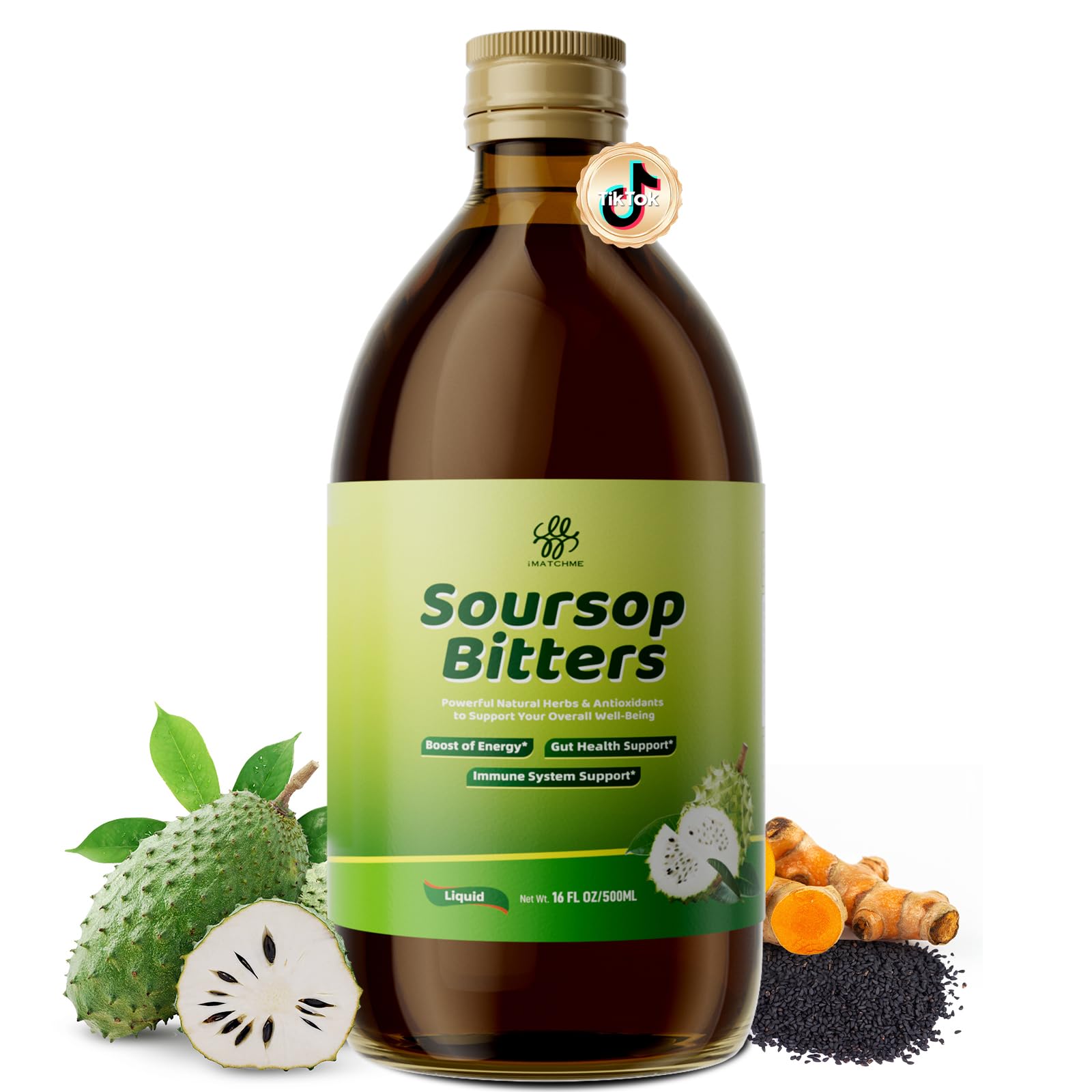 Soursop Bitters 15-herb blend bottle