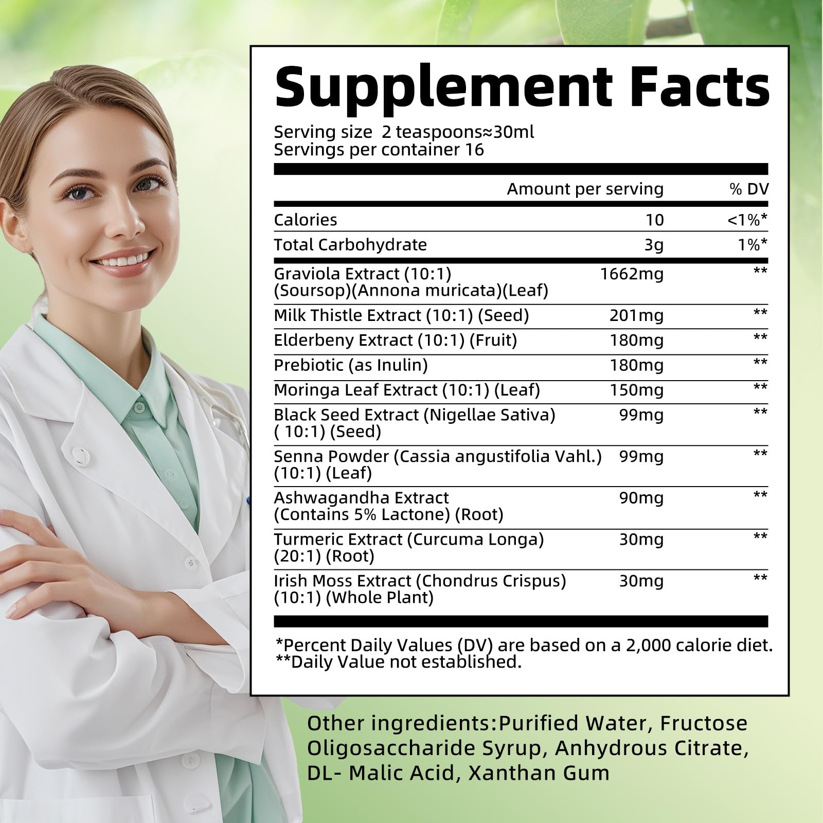 Packaged Soursop Bitters box and bottle