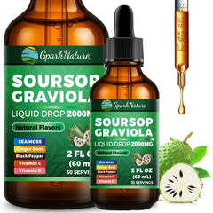 Soursop Drops bottle front view