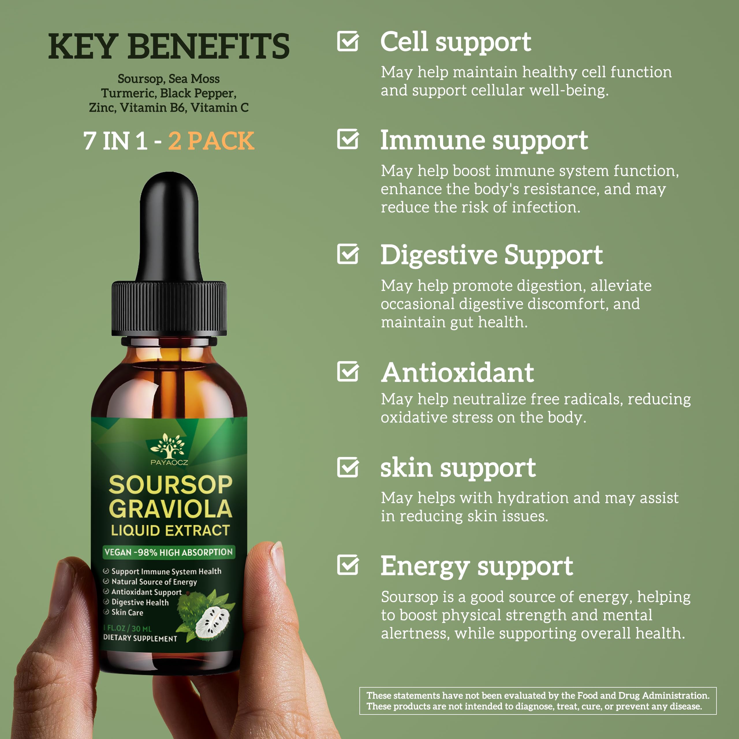 Product label close-up with GMP certification