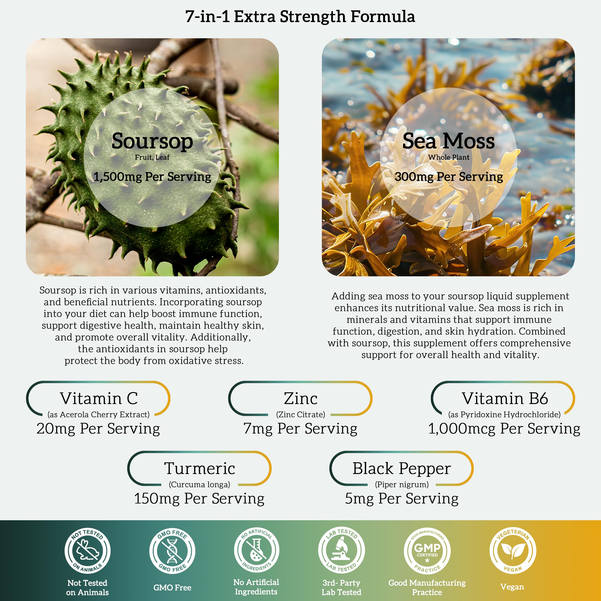 Dropper dispensing Soursop liquid drops