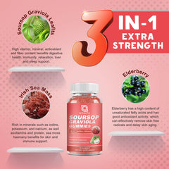 Antioxidant-rich soursop and elderberry ingredients