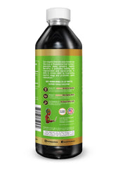 Back label of Soursop Extract bottle