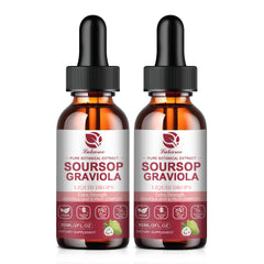 Soursop Graviola liquid drop bottle with 4oz size