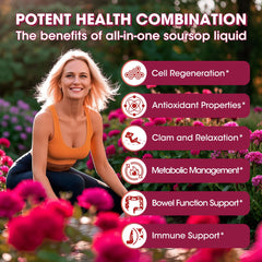 Passion fruit flavored Soursop Graviola liquid drops