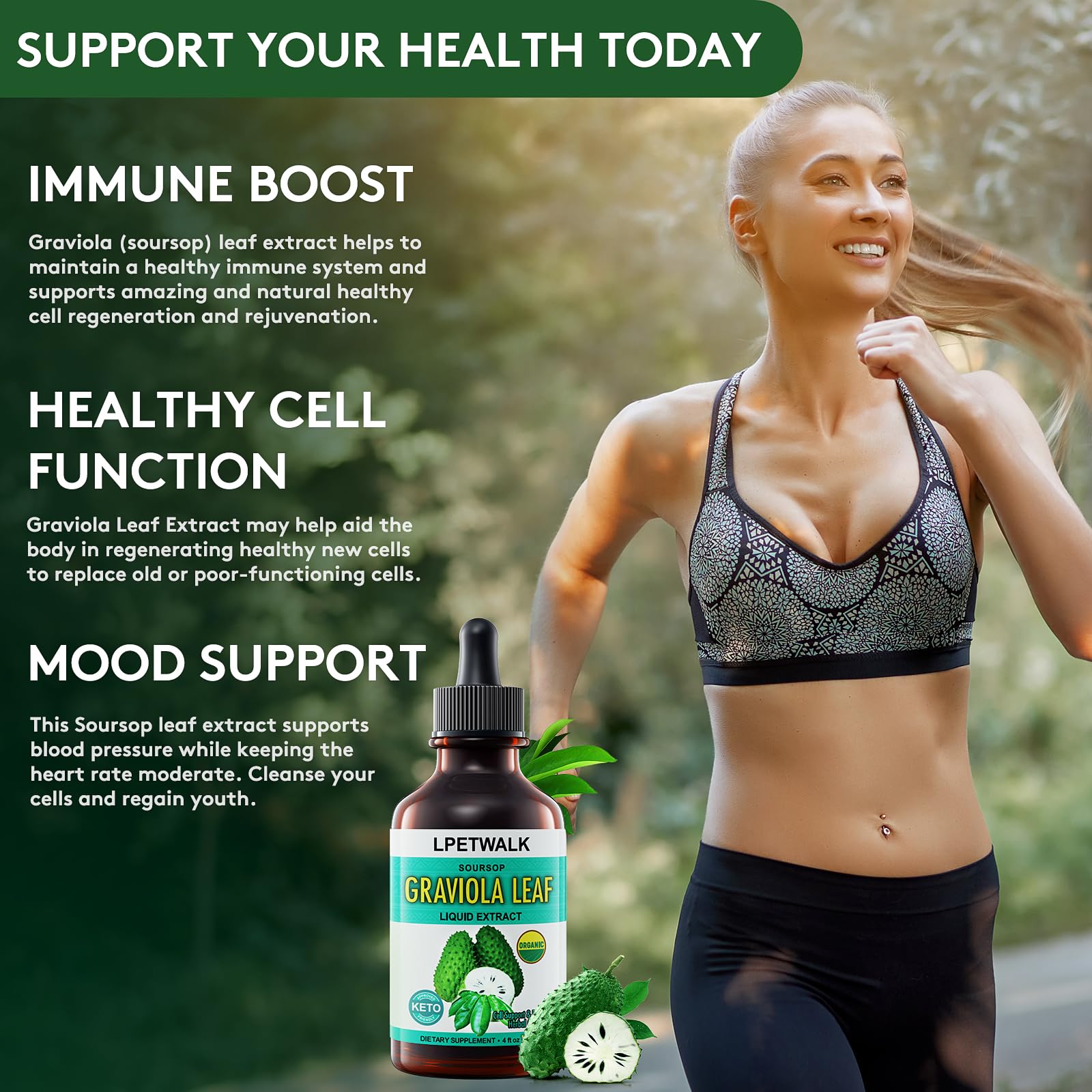 Liquid drops being mixed into food or drink